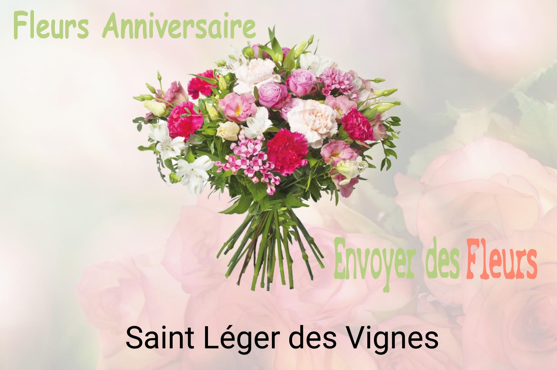 Bouquet de fleurs d’anniversaire livré à Saint-Léger-des-Vignes