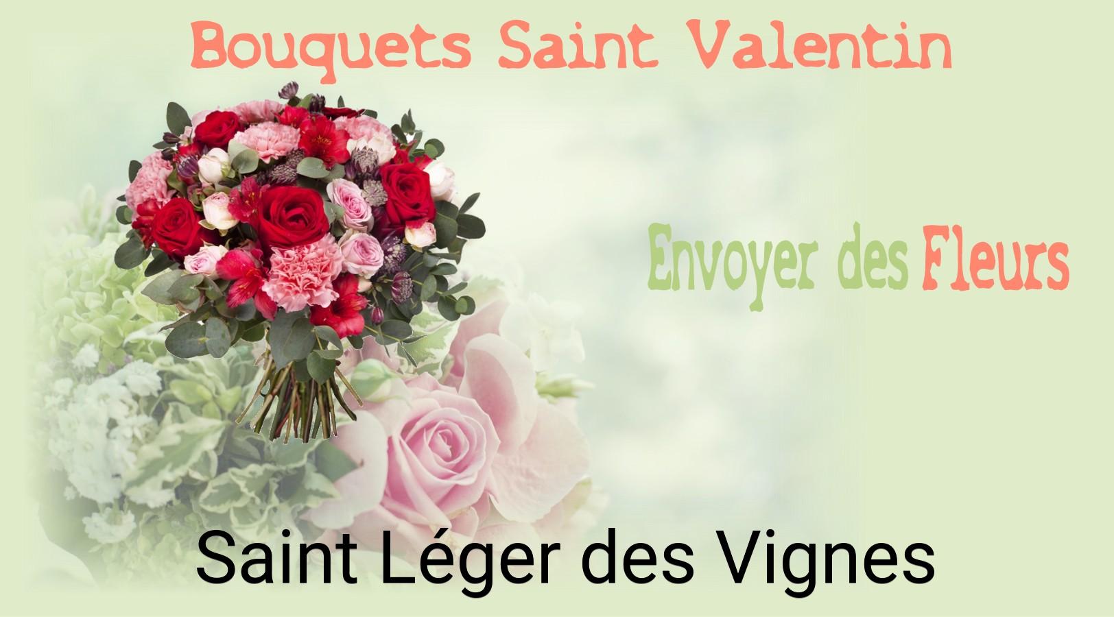 Roses de Saint-Valentin livrées à Saint-Léger-des-Vignes